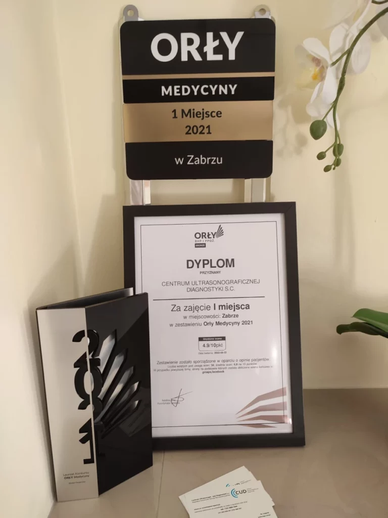 orły medycyny 2021 dla Centrum USG Zabrze