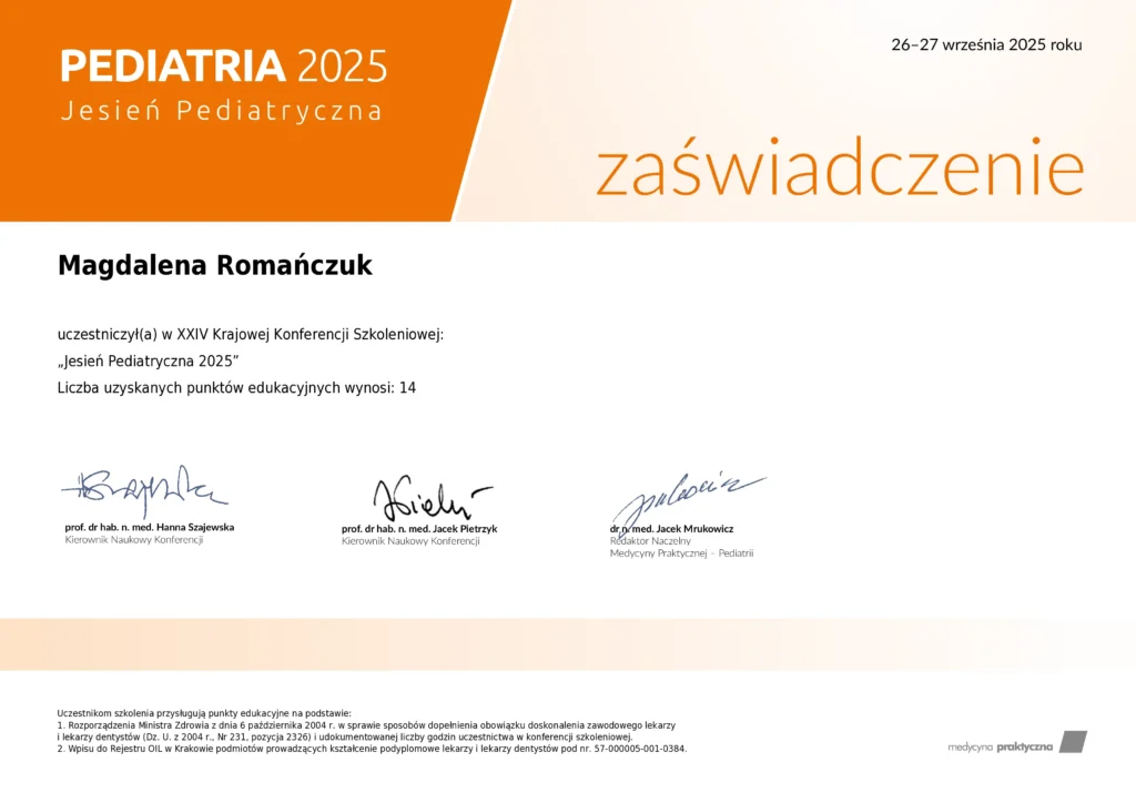 Jesień Pediatryczna 2025