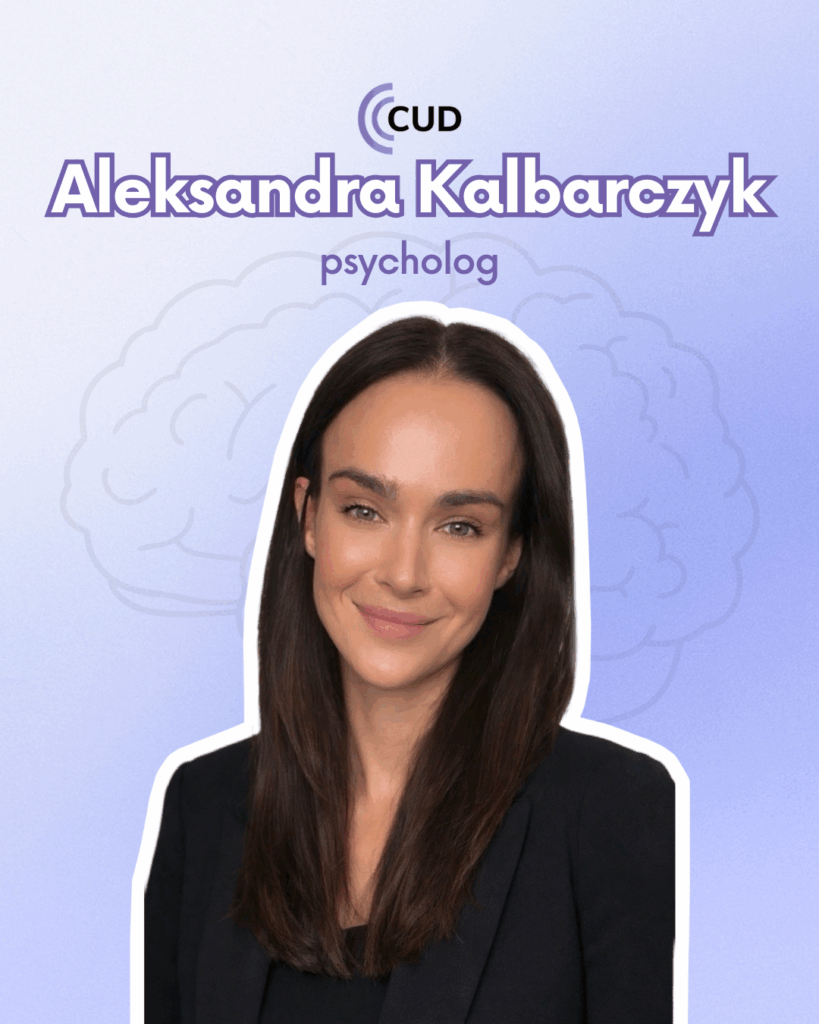 Aleksandra Kalbarczyk psycholog CUD